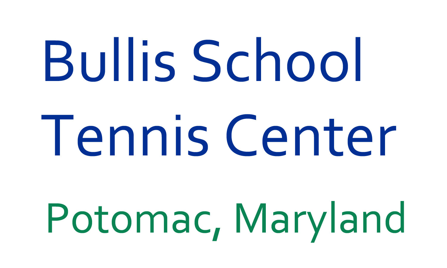 Bullis School Tennis Center