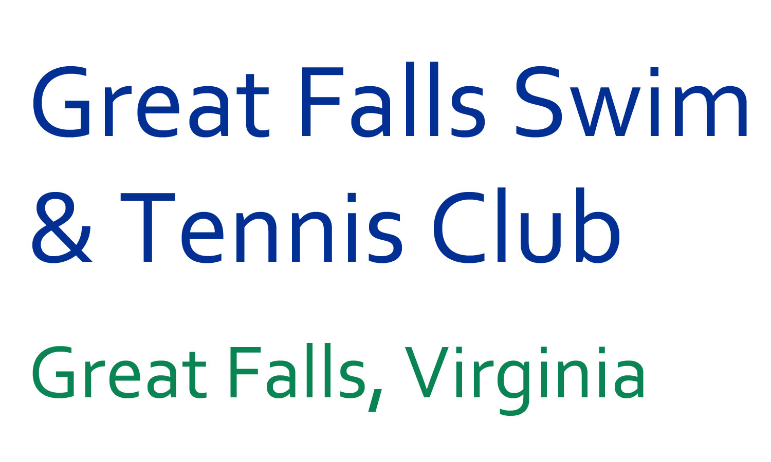 Great Falls Swim & Tennis